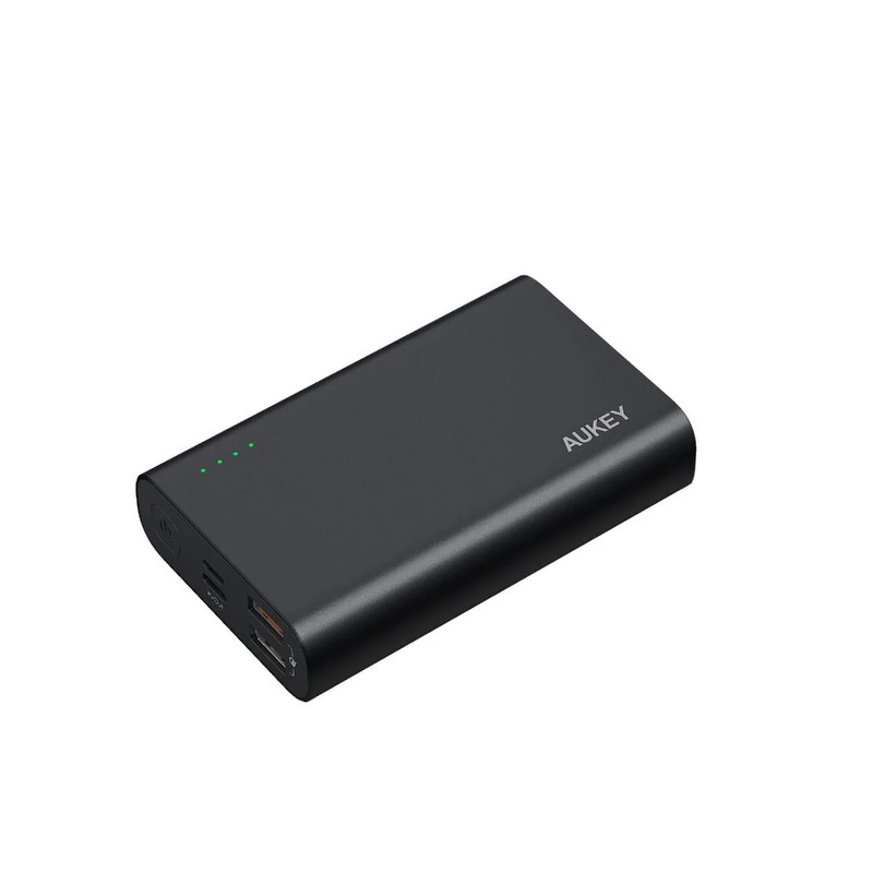 AUKEY XD12B  10000mAh Aluminum USB-C Power Bank-Black - مزود الطاقة